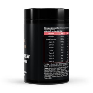 Suplement przedtreningowy o smaku malinowym – 520 g