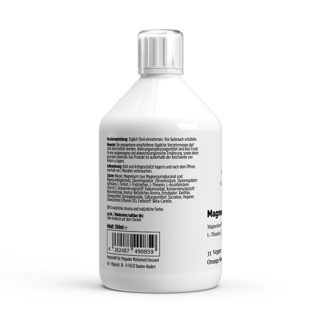 Sonnengereifte Orangen als Symbol für das 100% natürliche Aroma des Magnesium Komplex Shots von The Vital Manufacture – Fokus auf natürliche Inhaltsstoffe und Frische.