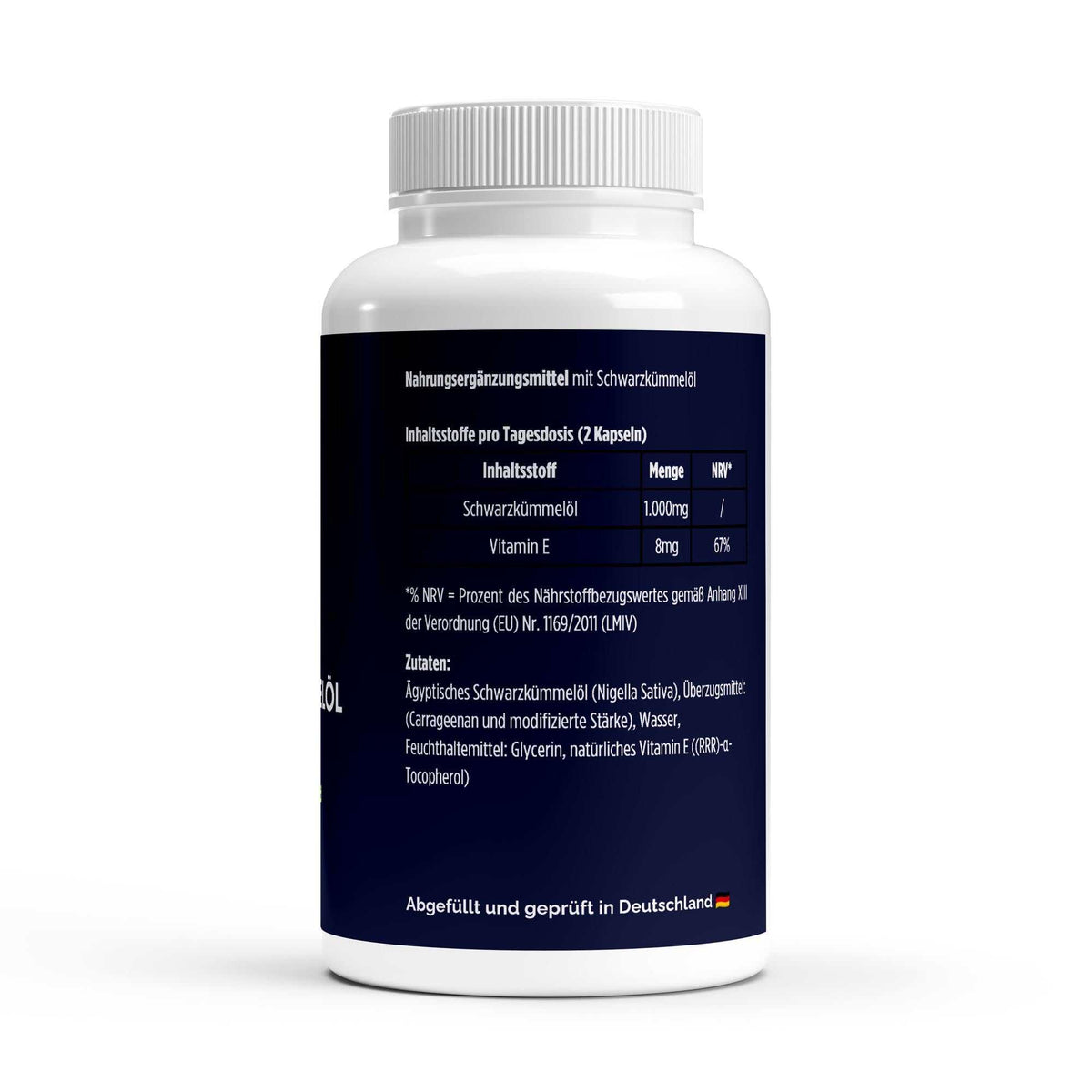 Ägyptisches Schwarzkümmelöl - 240 vegane Softgels