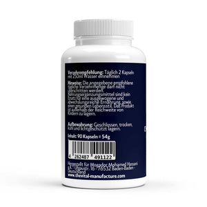 Verzehrsempfehlung für Chondroitin Kapseln von The Vital Manufacture