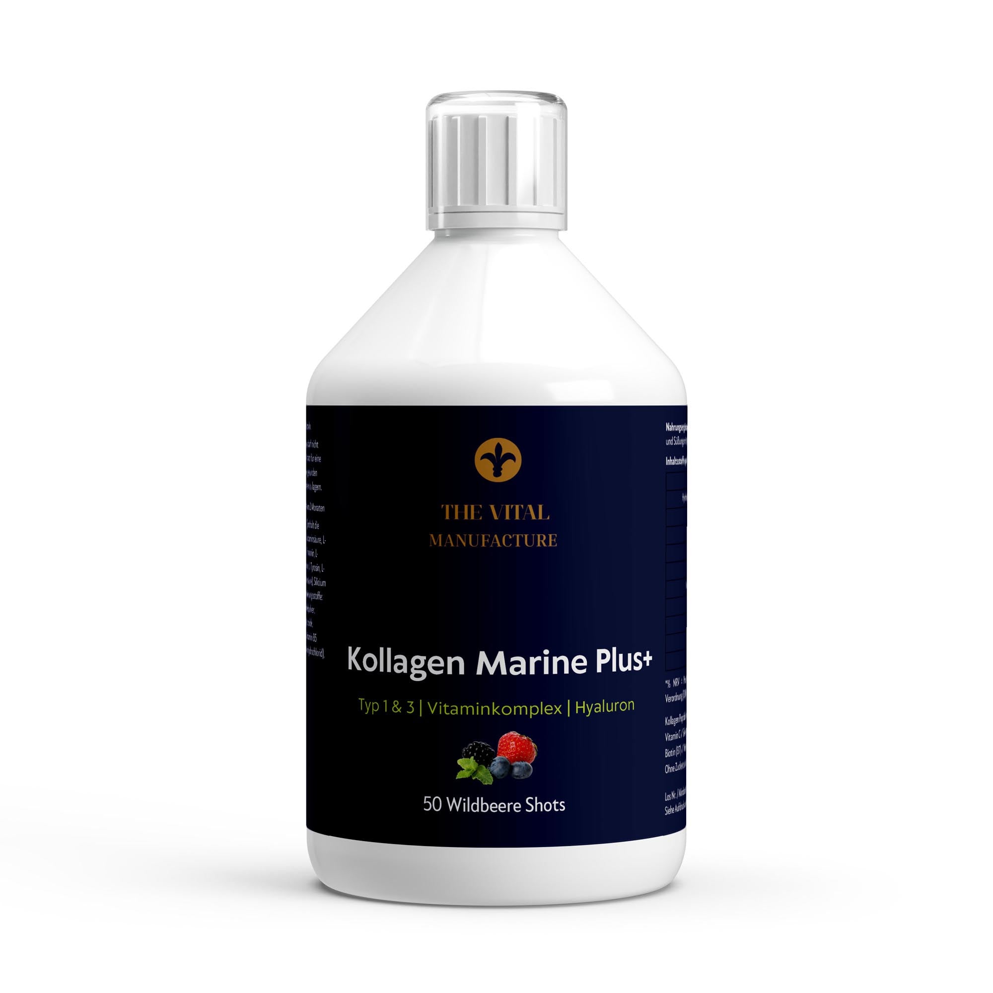 Dose Kollagen Marine Plus Wildbeere  von The Vital Manufacture