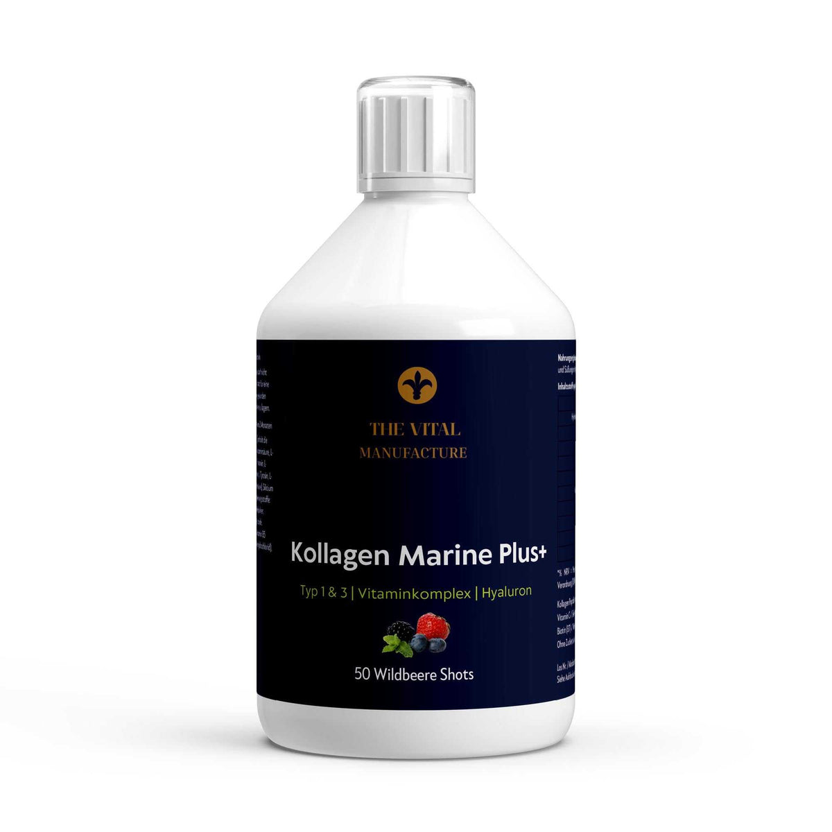 Dose Kollagen Marine Plus Wildbeere  von The Vital Manufacture