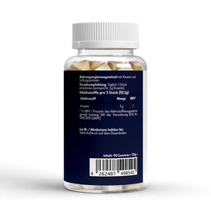 Nährwerte Kreatin Gummies von The Vital Manufacture