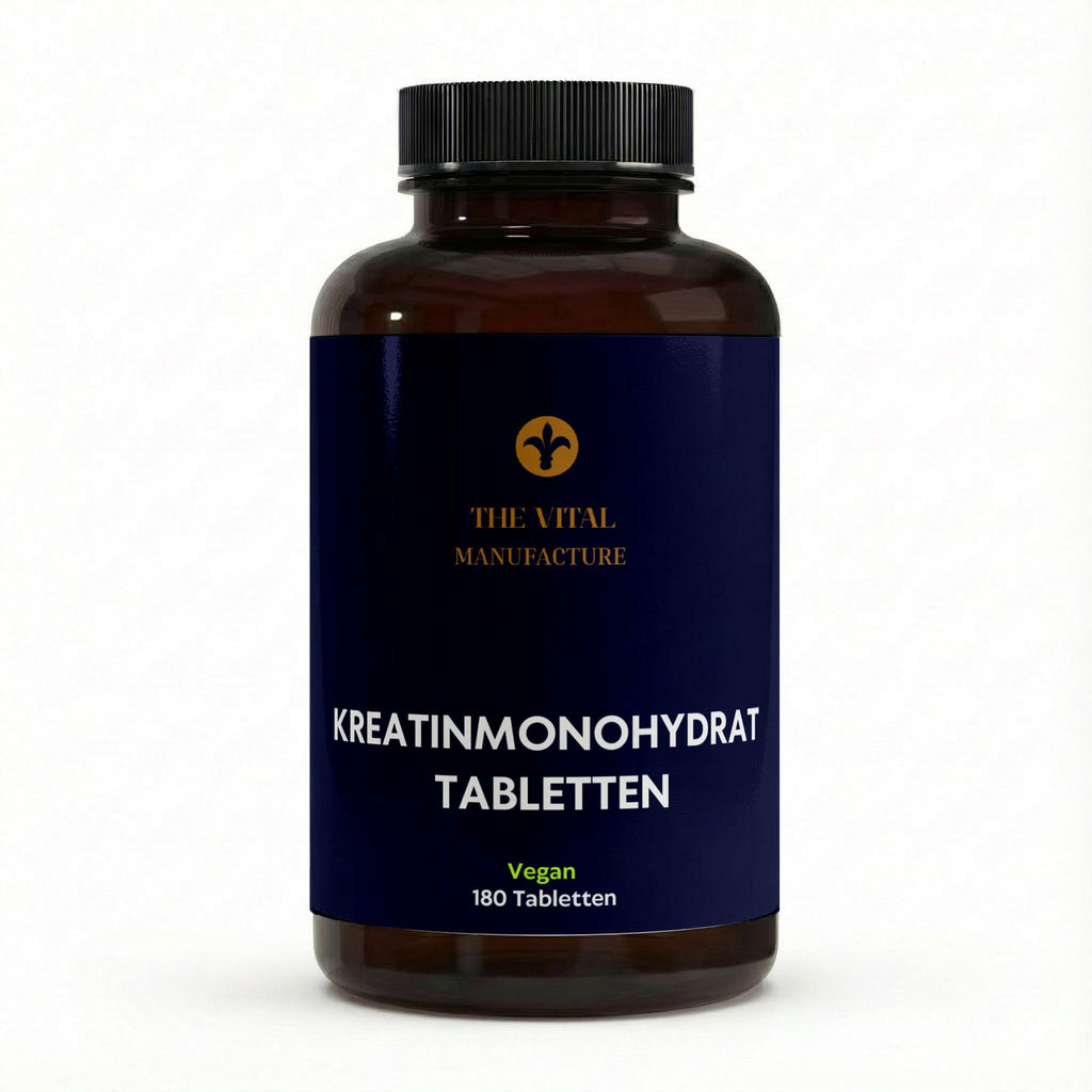 Dose von Kreatin Monohydrat Tabletten von The Vital Manufacture