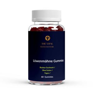 Löwenmähne + Vitamin B6 Gummies - 60 Stk.