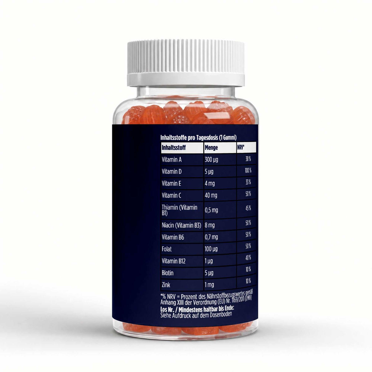 Dose Multivitamin Gummies Kinder ab 4 Jahre Inhaltsstoffe | The Vital Manufacture